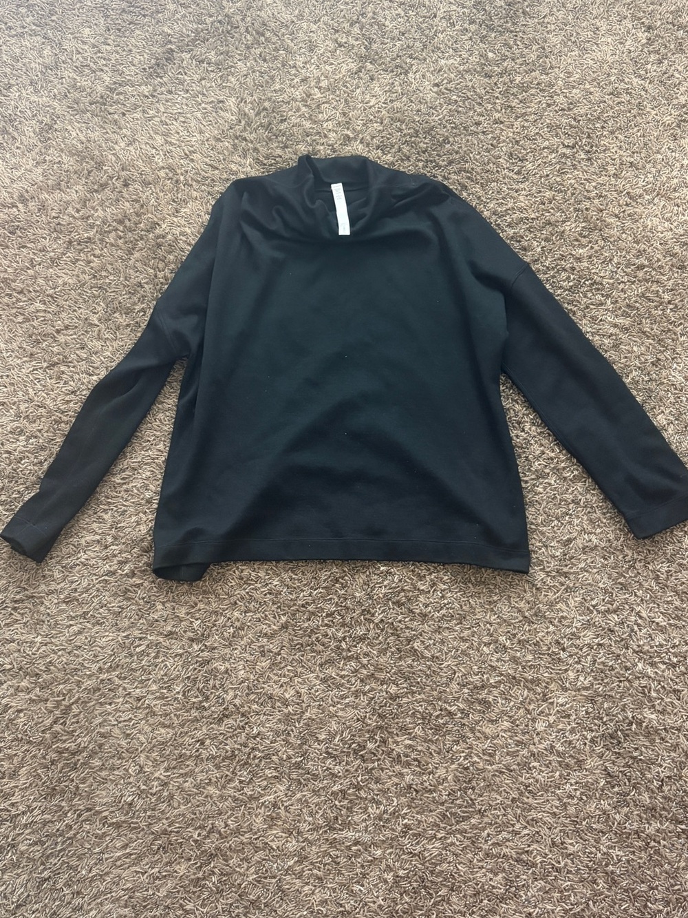 lululemon athletica Black Long Sleeve Crew Pullover